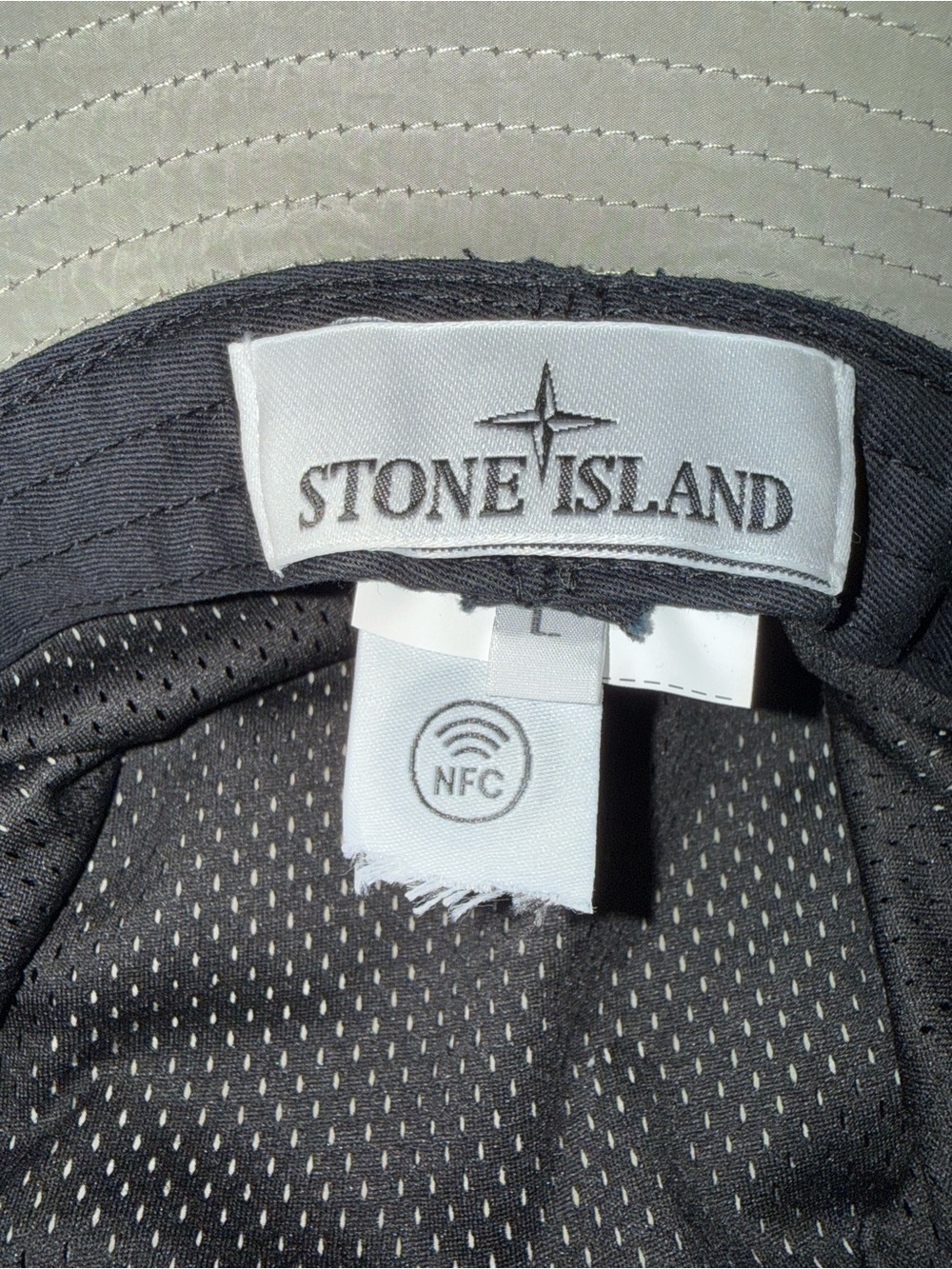 Stone Island Reflective Nylon Metal Bucket Hat Grey - Picture 6 of 6